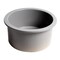 Alfi Brand Gray Matte Round 18" x 18" Undermount / Drop In Fireclay Prep Sink ABF1818R-GM - alternate 5